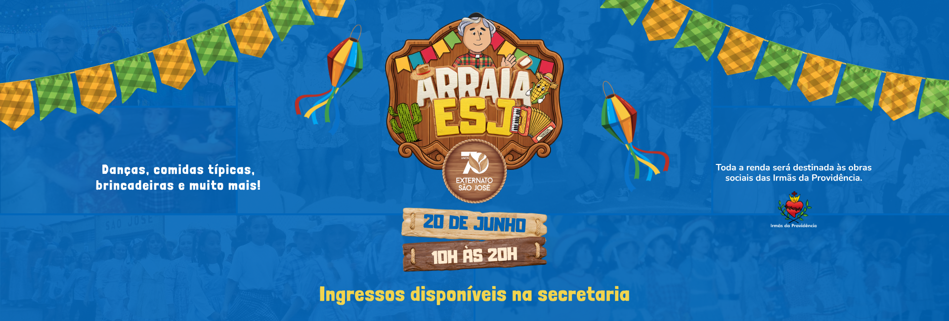 Banner site - Arraiá ESJ - Colégio em Atibaia